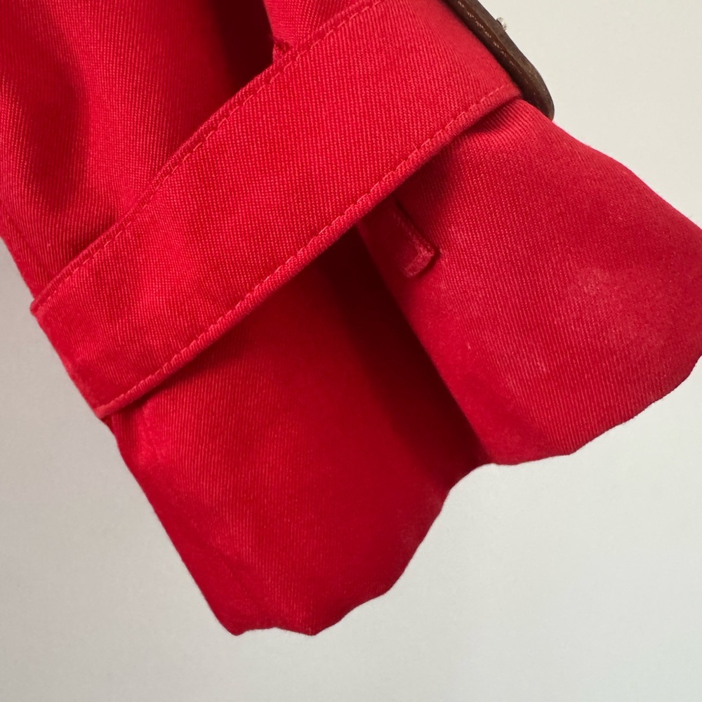 Vintage Burberrys Trench Coat, Red - Picture 6 of 8